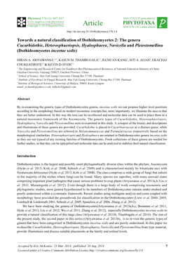 Towards a Natural Classification of Dothideomycetes 2: the Genera