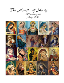 The Month of Mary Allsaintsny.Net May, 2021