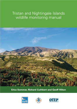 Tristan and Nightingale Islands Wildlife Monitoring Manual
