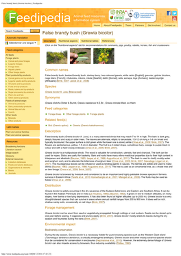 Grewia Bicolor) | Feedipedia