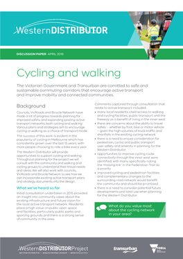 Cycling and Walking