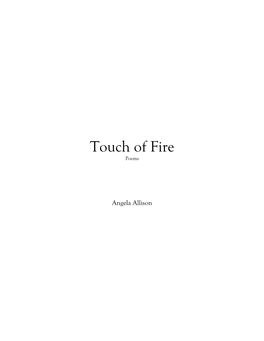 Touch of Fire: Poems