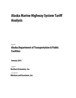 AMHS Tariff Analysis