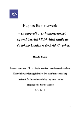 Hagnes Hammerverk