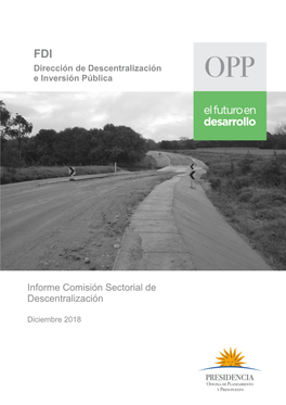 Informe Comisión Sectorial De Descentralización