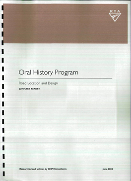 Oral History Program