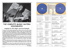 Muddy Waters Discography