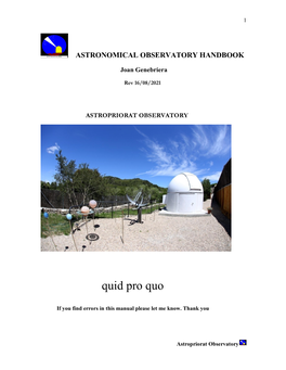 Telescopes RC 406 Visual Observation …………