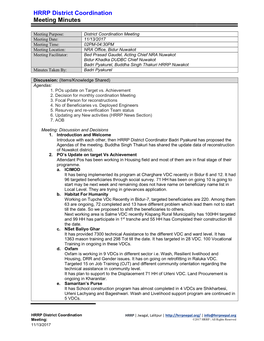 Meeting Minutes Template