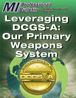 Leveraging DCGS-A