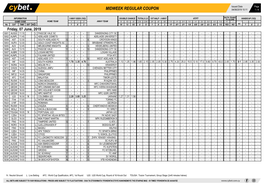 Midweek Regular Coupon 04/06/2019 10:11 1 / 4