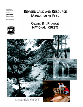 Revised Land and Resource Management Plan Ozark-St