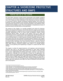 Chapter 8 Shorezone Bmps and Protective Structures