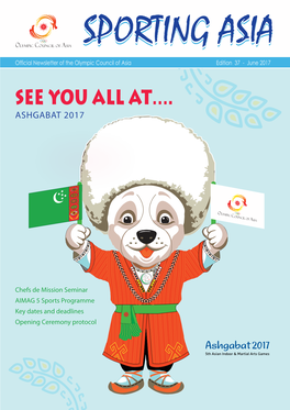 See You All At…. Ashgabat 2017