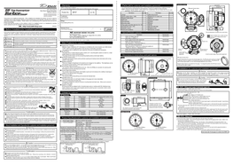 BF Tachometer & Blue Racer Gauge Tachometer Operation Manual