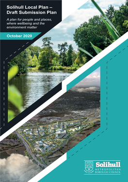 Draft Submission Plan a Plan for People and Places, Where Wellbeing and the Environment Matter