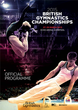 Official Programme 2015 British Gymnastics Championships