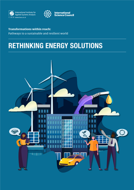 RETHINKING ENERGY SOLUTIONS This Work Is Licensed Under a Creative Commons Attribution-Non-Commercial 4.0 International License