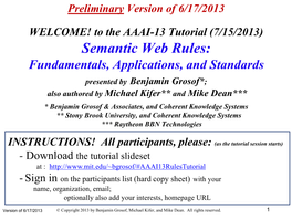 Semantic Web Rules: Fundamentals, Applications, and Standards