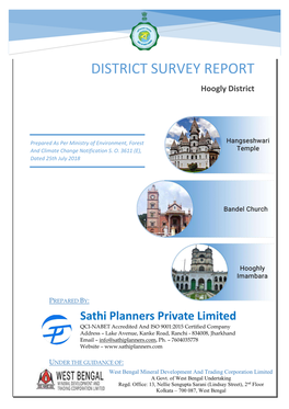 DISTRICT SURVEY REPORT Hoogly District