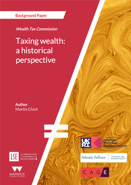 Taxing Wealth: a Historical Perspective