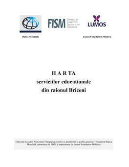 H a R TA Serviciilor Educaționale Din Raionul Briceni