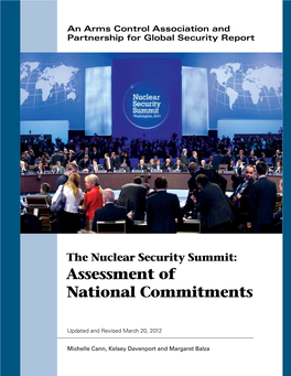 The Nuclear Security Summit: Assessment of National Commitments