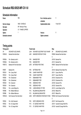 Standard Schedule RB2-58525-MF-CV-1-8