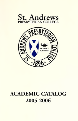 St. Andrews Presbyterian College Catalog