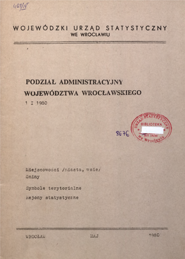 Wojewódzki Urząd Statystyczny We Wrocławiu