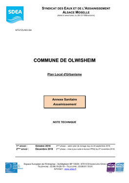 Commune De Olwisheim