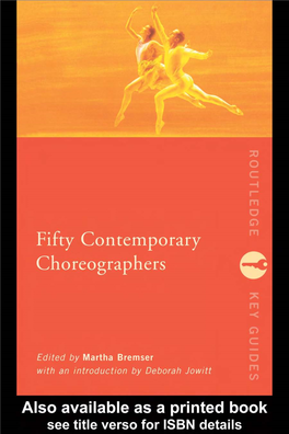 Fifty Contemporary Choreographers