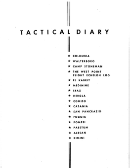 The 489Th Squadron Tactical Diary