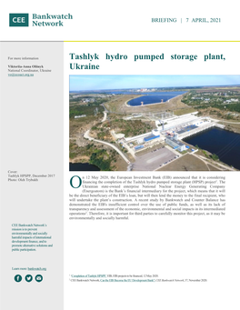 Tashlyk Hydro Pumped Storage Plant, Ukraine