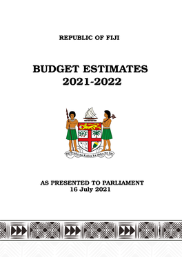 Budget Estimates 2021-2022