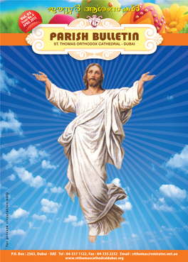 Parish Bulletin- April 2015