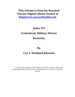 This Volume Is from the Research Online Digital Library Located At