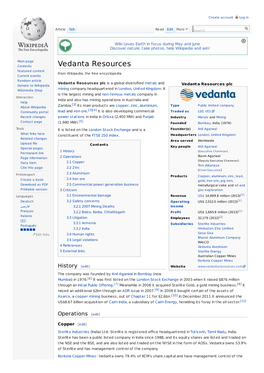 Vedanta Resources