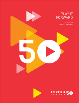 2016-2017 Play It Forward Annual Report