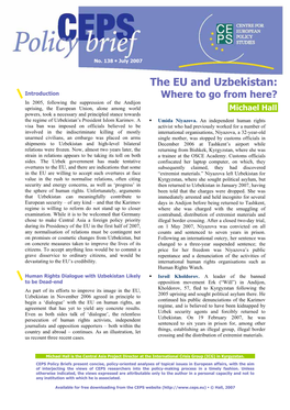 The EU and Uzbekistan