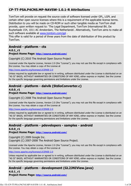 CP-TT-PSA.P4CNS.MP-NAVSW-1.0.1-R Attributions