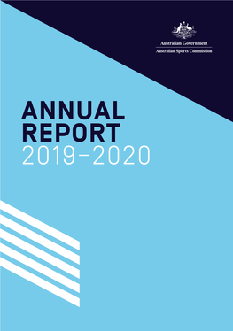 Australian Sports Commission Annual Report 2019-2020