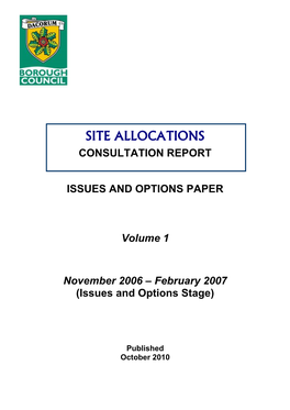 Dacorum's Site Allocations Development Plan Document