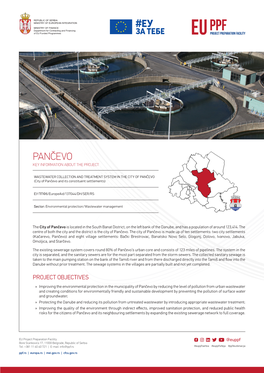 Pančevo Key Information About the Project