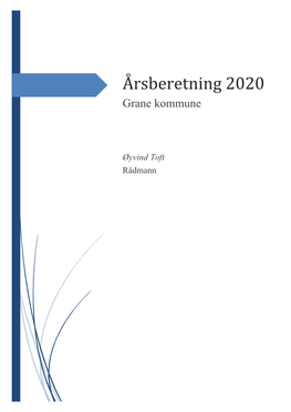 Årsberetning 2020 Grane Kommune