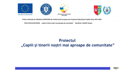 Copiii Și Tinerii Noștri Mai Aproape De Comunitate