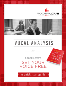 Vocal Analysis