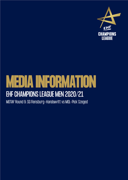 Ehf Champions League Men 2020/21