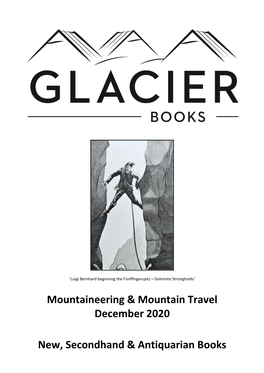 Mountaineering & Mountain Travel December 2020 New, Secondhand