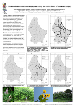 Distribution of Selected Neophytes Along the Main Rivers of Luxembourg (I)